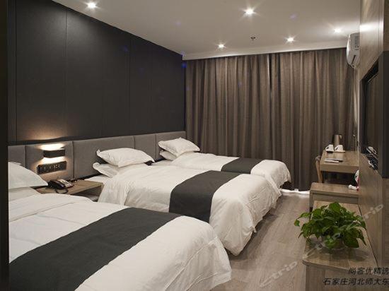 Thank Inn Plus Hotel Hebei Shijiazhuang Yuhua District of Hebei Normal University Bagian luar foto